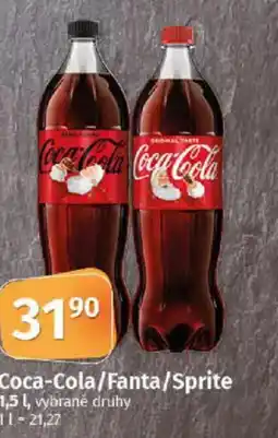 COOP TIP Coca-Cola/Fanta/Sprite nabídka