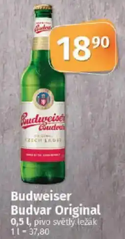 COOP TIP Budweiser Budvar Original nabídka