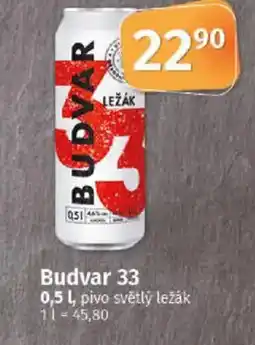 COOP TIP Budvar 33 nabídka