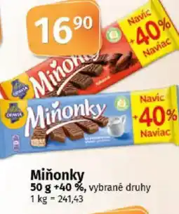 COOP TIP OPAVIA Miñonky nabídka