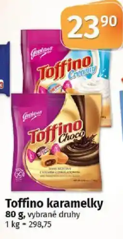 COOP TIP Toffino karamelky nabídka