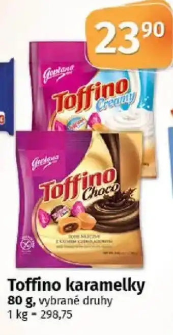 COOP TIP Toffino karamelky nabídka