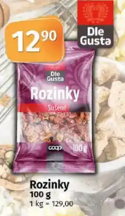 COOP TIP Rozinky nabídka