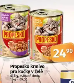 COOP TIP Propesko krmivo pro kočky v želé nabídka