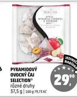 Penny Market PYRAMIDOVÝ OVOCNÝ ČAJ SELECTION, 37,5 g nabídka