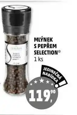 Penny Market MLÝNEK S PEPŘEM SELECTION, 1 ks nabídka