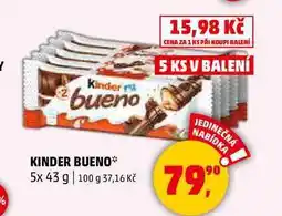 Penny Market KINDER BUENO, 5x 43 g nabídka