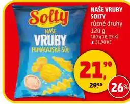 Penny Market NAŠE VRUBY SOLTY, 120 g nabídka