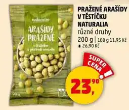 Penny Market PRAŽENÉ ARAŠÍDY V TĚSTÍČKU NATURALIA, 200 g nabídka