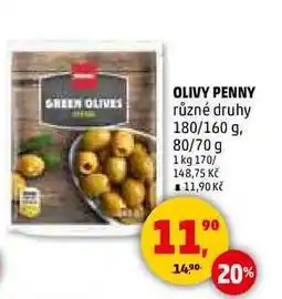 Penny Market OLIVY PENNY, 180/160 g nabídka