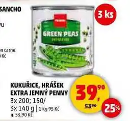 Penny Market HRÁŠEK EXTRA JEMNÝ PENNY, 3x 200 g nabídka