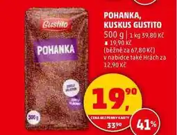 Penny Market POHANKA GUSTITO, 500 g nabídka