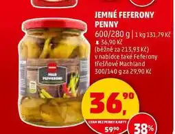 Penny Market JEMNÉ FEFERONY PENNY, 600 g nabídka