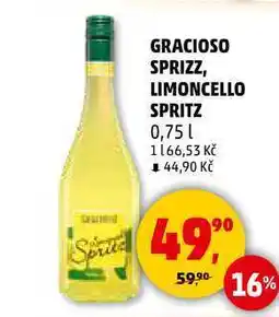 Penny Market GRACIOSO SPRIZZ, LIMONCELLO SPRITZ, 0,75 l nabídka