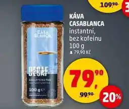 Penny Market KÁVA CASABLANCA instantní, bez kofeinu, 100 g nabídka