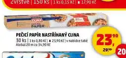 Penny Market PEČICÍ PAPÍR NASTŘÍHANÝ CLINA, 30 ks nabídka