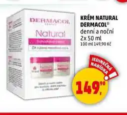 Penny Market KRÉM NATURAL DERMACOL denní a noční, 2x 50 ml nabídka