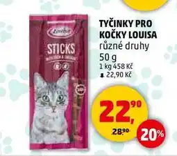 Penny Market TYČINKY PRO KOČKY LOUISA, 50 g nabídka