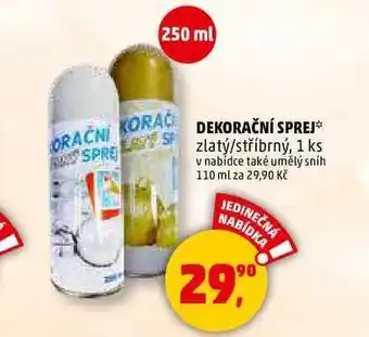 Penny Market DEKORAČNÍ SPREJ, 1 ks nabídka