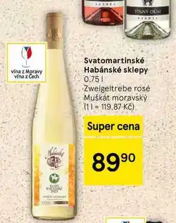 Tesco Svatomartinské Habánské sklepy, 0.75 l nabídka