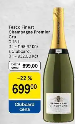 Tesco Tesco Finest Champagne Premier Cru, 0.75 l nabídka