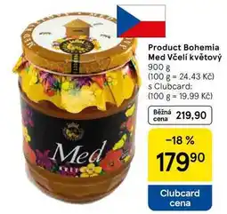 Tesco Product Bohemia Med Včelí květový, 900 g nabídka