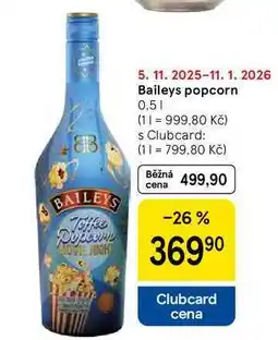 Tesco Baileys popcorn, 0.5 l nabídka