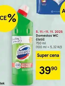 Tesco Domestos WC čistič, 750 ml nabídka