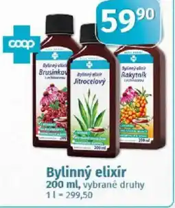 COOP TIP Bylinný elixír nabídka