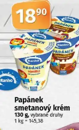 COOP TIP Ranko Papánek smetanový krém nabídka