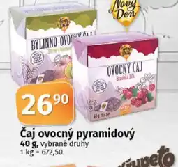 COOP TIP Čaj ovocný pyramidový nabídka