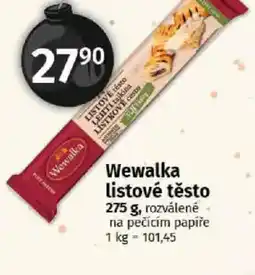 COOP TIP Wewalka listové těsto nabídka