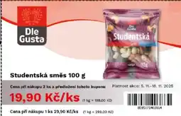 COOP TIP Studentská směs nabídka
