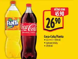 Albert Coca-Cola/Fanta nabídka