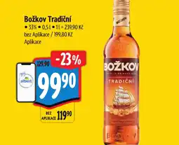 Albert Božkov Tradiční nabídka