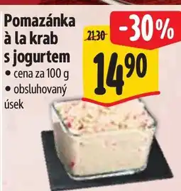 Albert Pomazánka à la krab s jogurtem nabídka