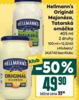 Billa Hellmann's Originál Majonéza, Tatarská omáčka nabídka