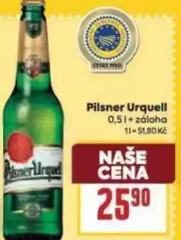 Billa Pilsner Urquell nabídka