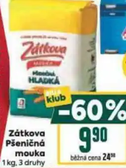 Billa Zátkova Pšeničná mouka nabídka