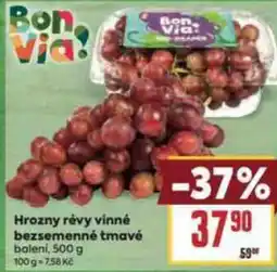 Billa Hrozny révy vinné bezsemenné tmavé nabídka