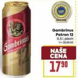 Billa Gambrinus Patron 12 nabídka