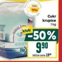 Billa Cukr krupice nabídka
