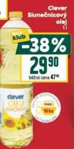 Billa Clever Slunečnicový olej nabídka