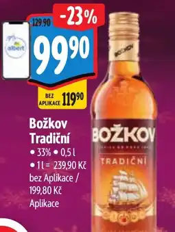 Albert Božkov Tradiční nabídka