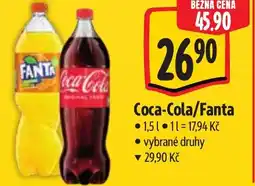 Albert Coca-Cola/Fanta nabídka