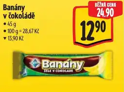 Albert Banány v čokoládě nabídka