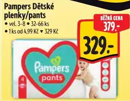 Albert Pampers Dětské plenky/pants nabídka