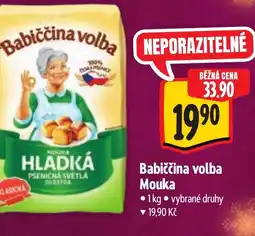 Albert Babiččina volba Mouka nabídka