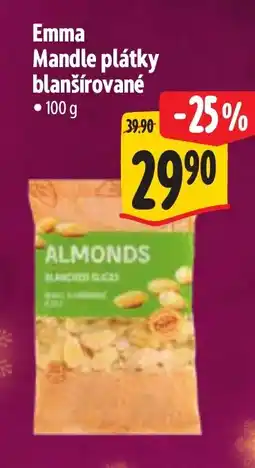 Albert Emma Mandle plátky blanšírované nabídka