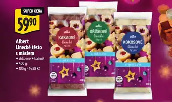 Albert Albert Linecké těsto s máslem nabídka